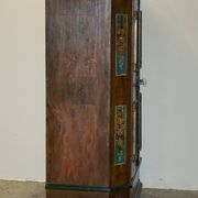 Armoire de mariage allemande peinte à la main, ancienne, 1829-1851