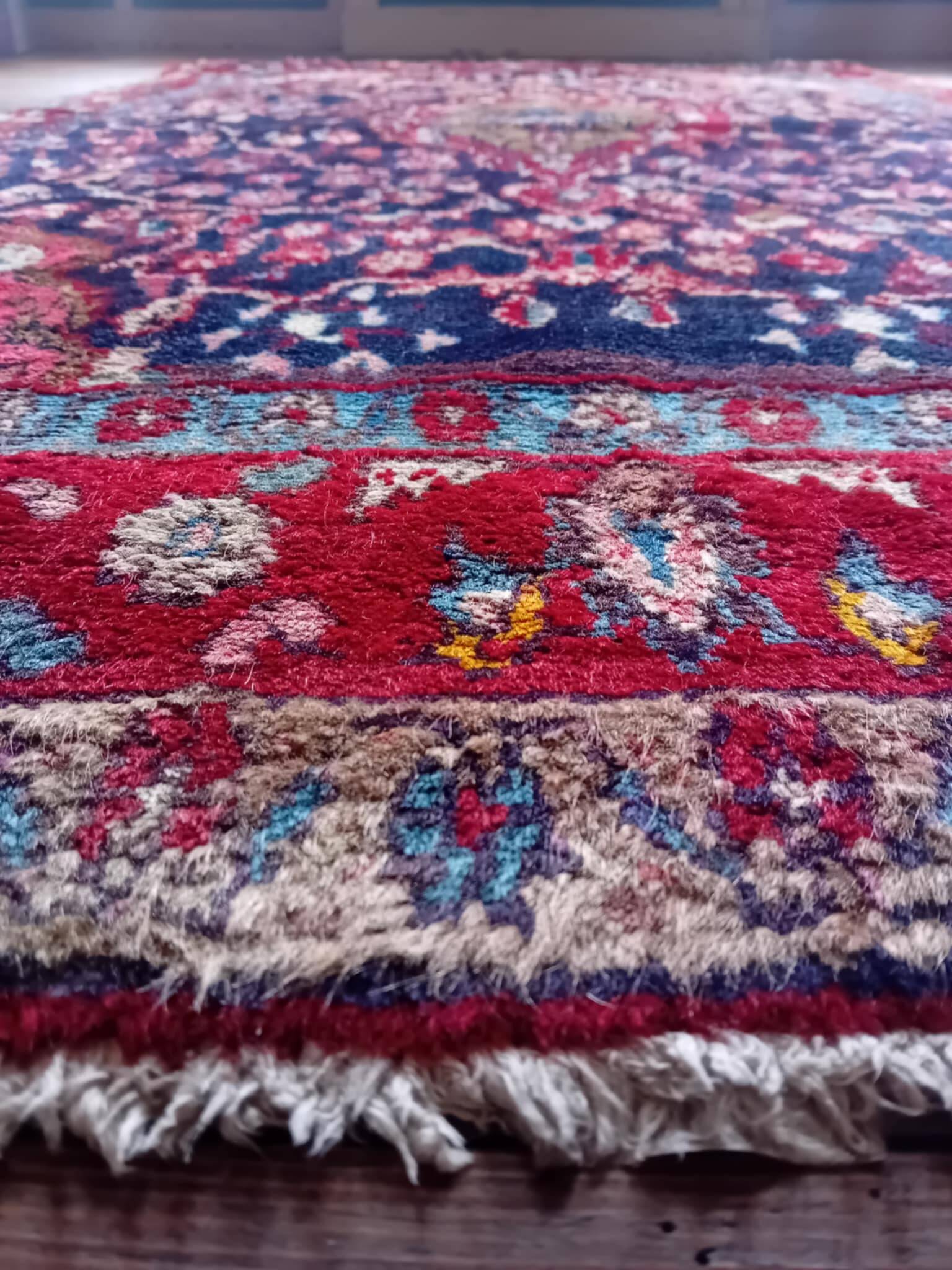 Handmade Persian Hamadan Rug 210x130cm
