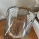 Daum nancy transparent white vase