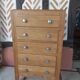 Weekly chest of drawers vintage 1960