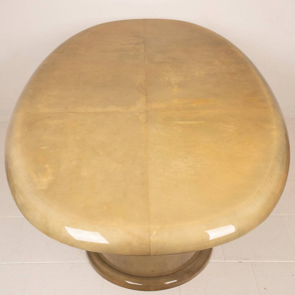 Angelo Mazzola parchment table produced by Ar.Vi Salpol