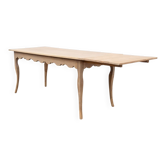 Ancienne table de ferme en chêne à rallonge – XIXe siècle