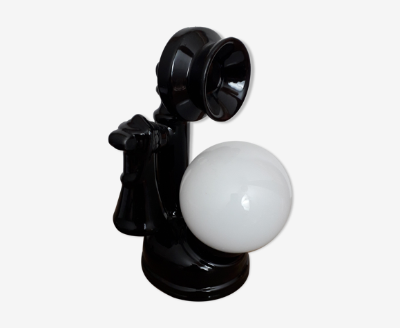 Lampe céramique vintage téléphone