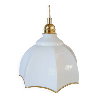 Vintage lampshade pendant light