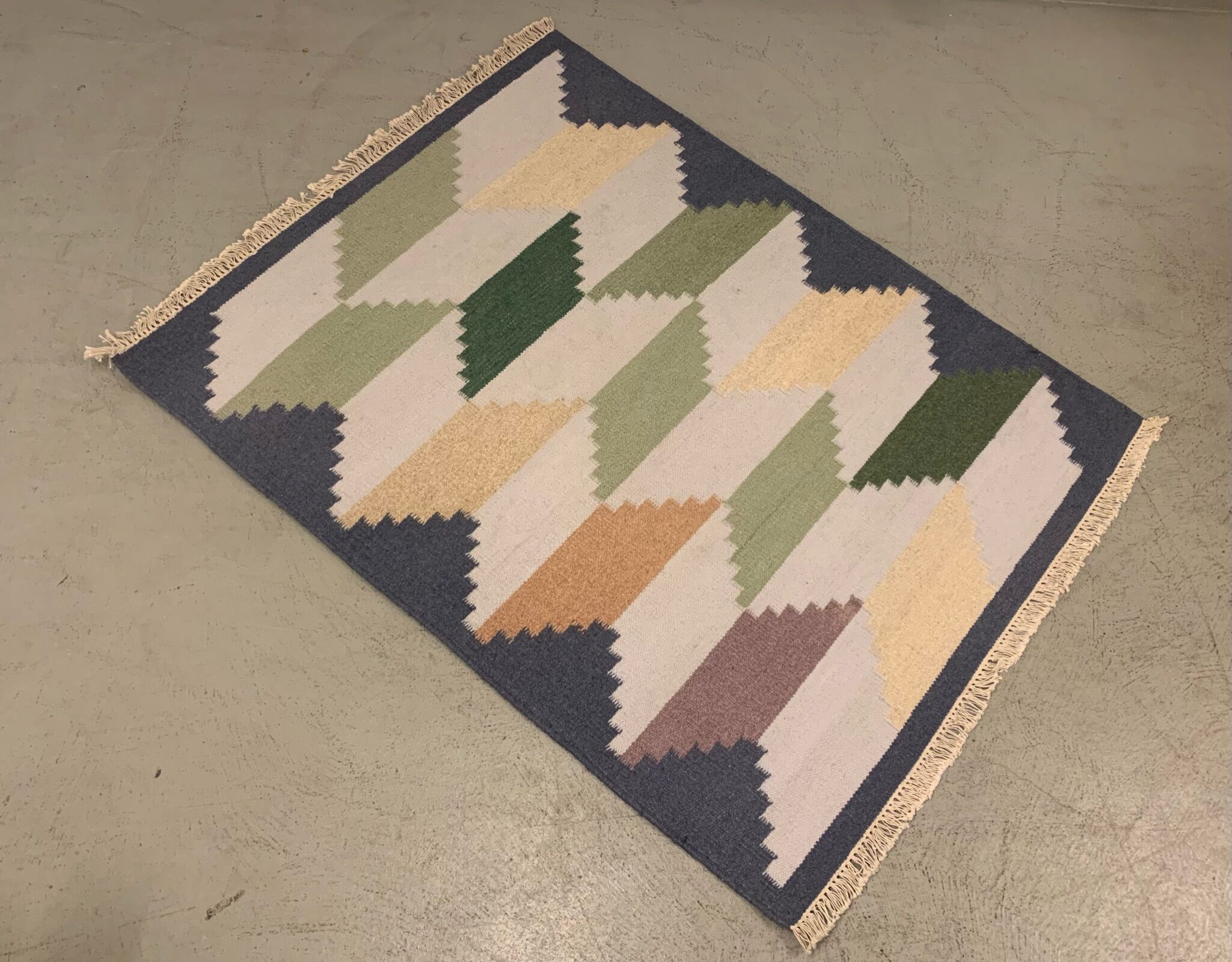 Swedish midcentury carpet röllakan 1960s