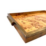 Hollywood Regency Lucite & Brass Picture Frame – In the Manner of Gabriella