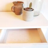 Old white Parisian buffet