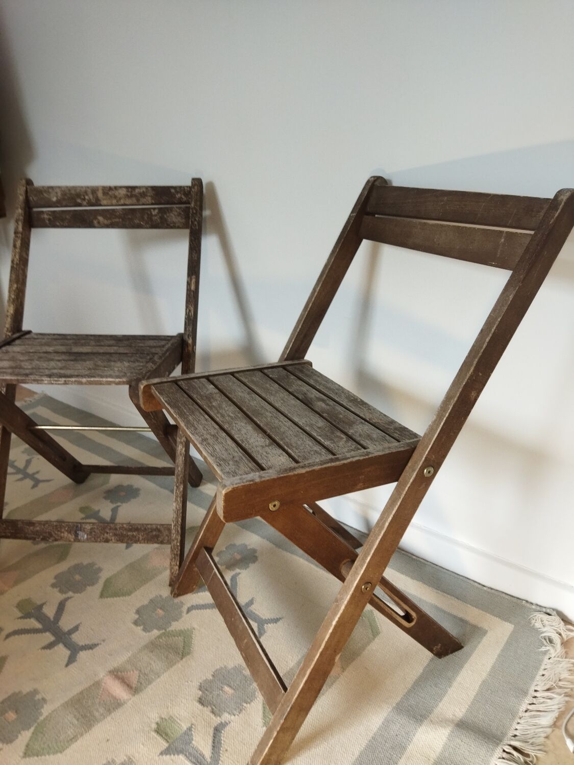 Vintage folding chairs