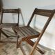 Chaises pliantes vintage