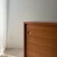 Danish mid-century teak sideboard with sliding doors