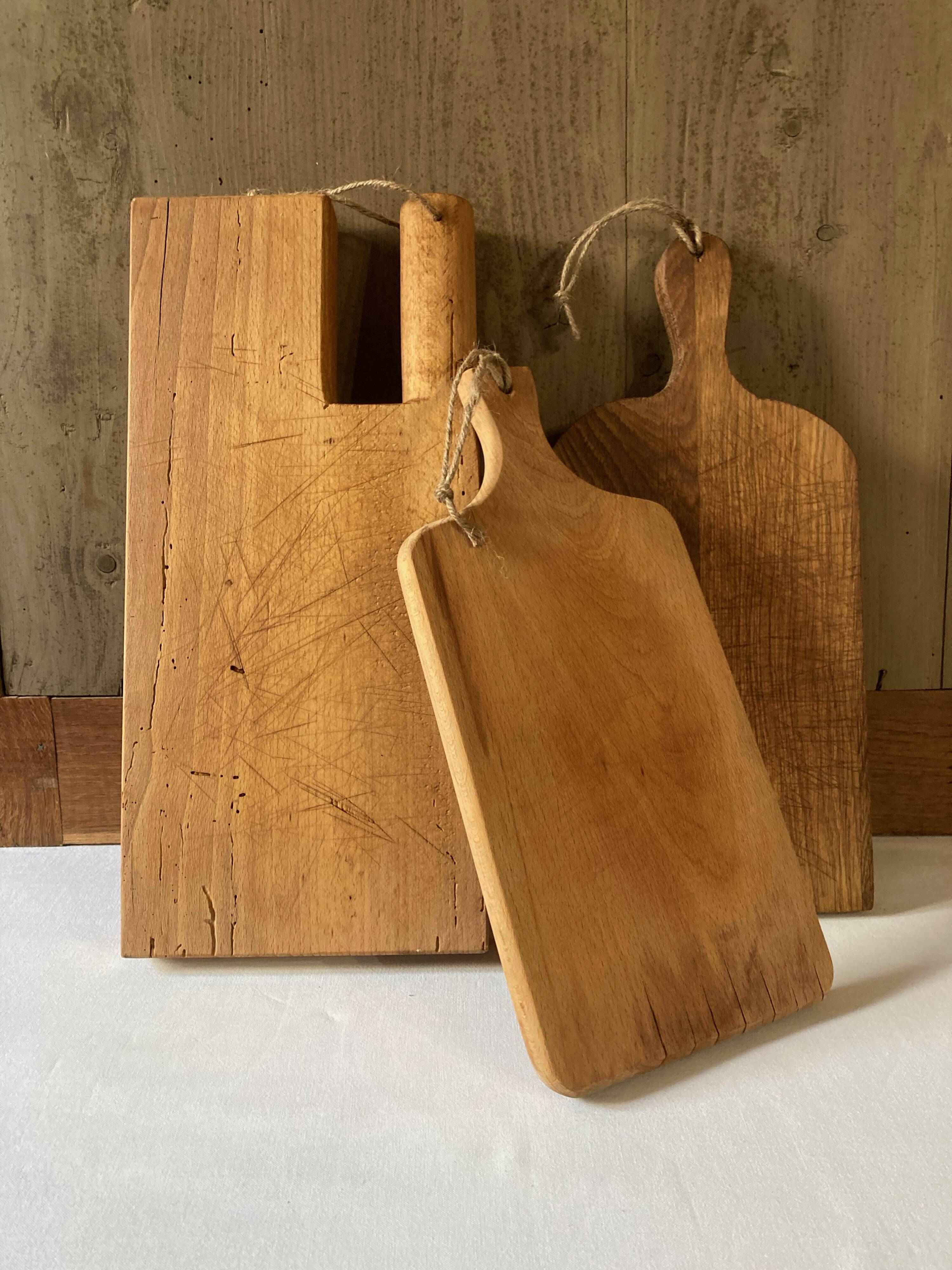 Old wooden cutting boards