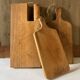 Planches à découper en bois anciennes
