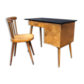 Ensemble bureau et chaise baumann