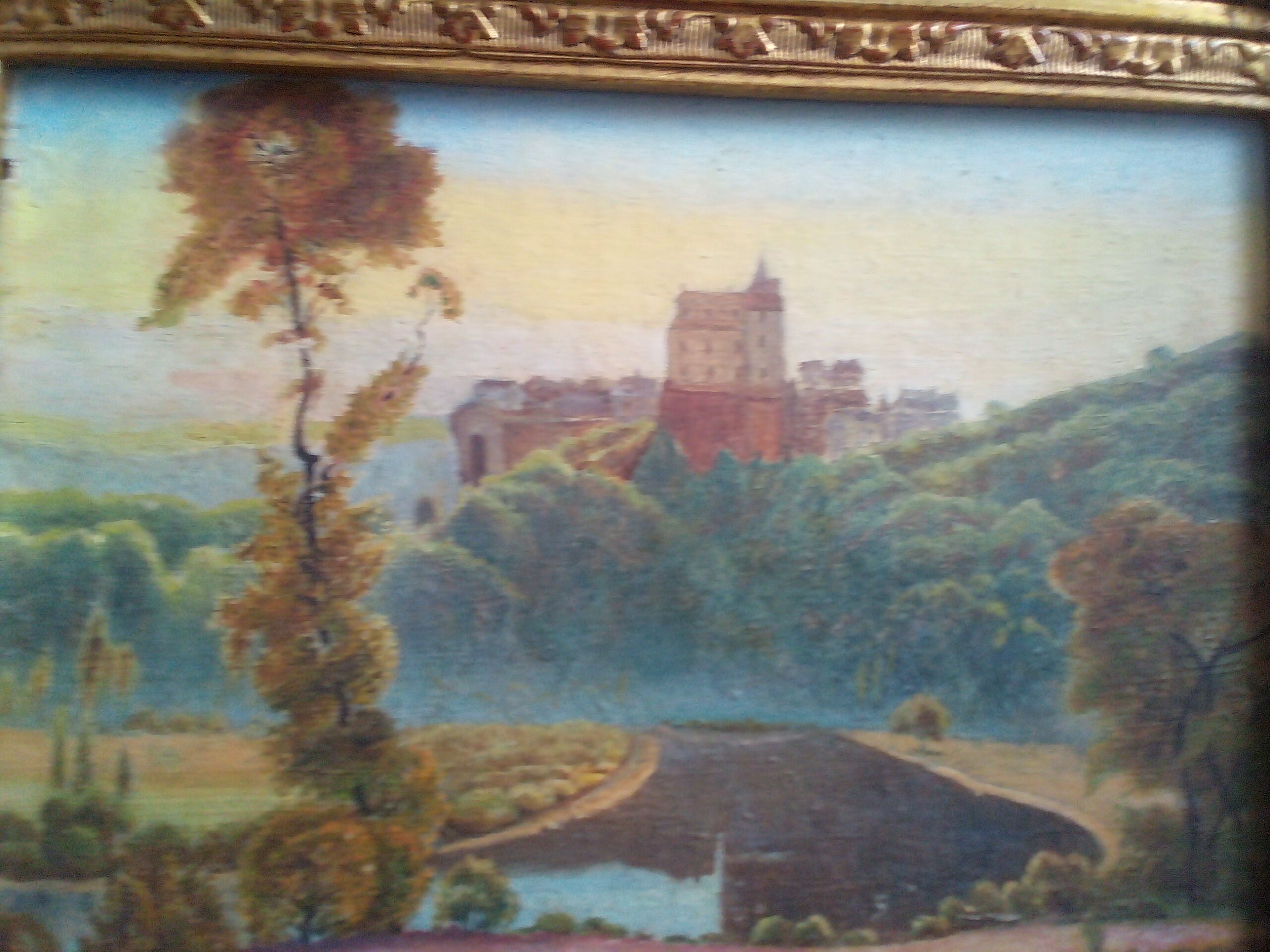 Tableau paysage XIXème