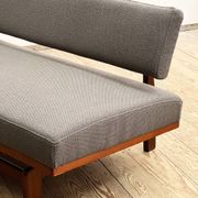 Mid Century Design Extendable Three-Seat Sofa or Daybed by Hans Bellmann for Wilkhahn