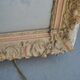 Mirror in gold stucco and glass mercury 91x126cm