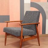 Black and white Scandinavian design armchair Granola by H. Lis