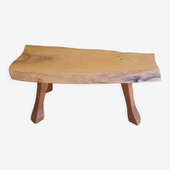 Tabouret bois brut