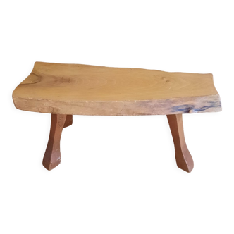 Raw wood stool