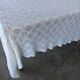Handmade crochet antique bedspread
