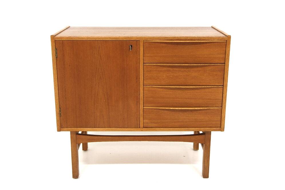 Commode scandinave en teck, Suède, 1960