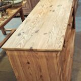 Open buffet in fir wood