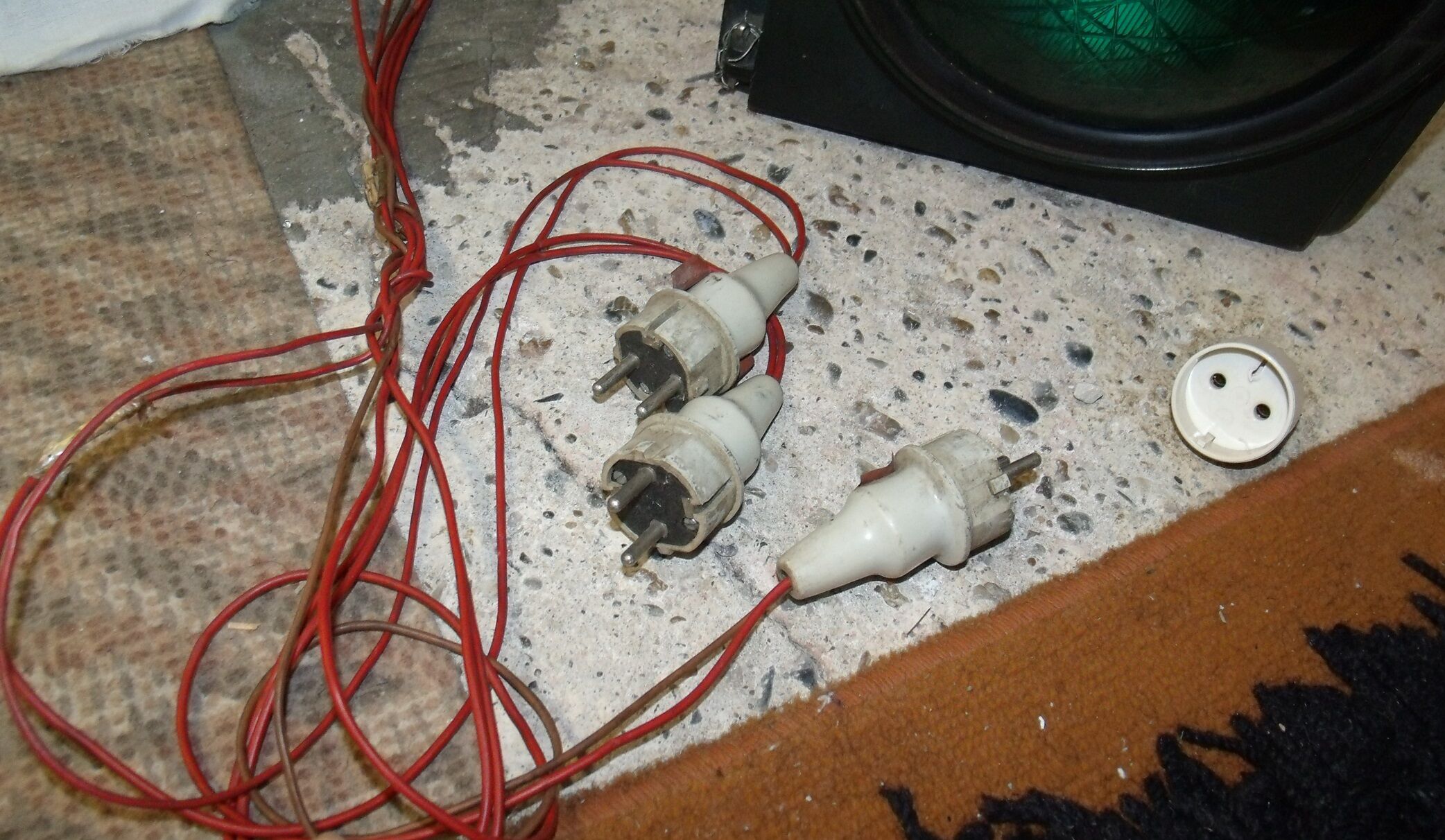 Traffic light traffic that works industrial deco