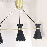 Diabolo chandelier in the style of 1950s creations