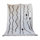 Authentic handmade Moroccan beni ourain rug size 150x250 cm