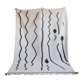 Tapis beni ouraine authentique artisanale marocaine taille 150x250 cm