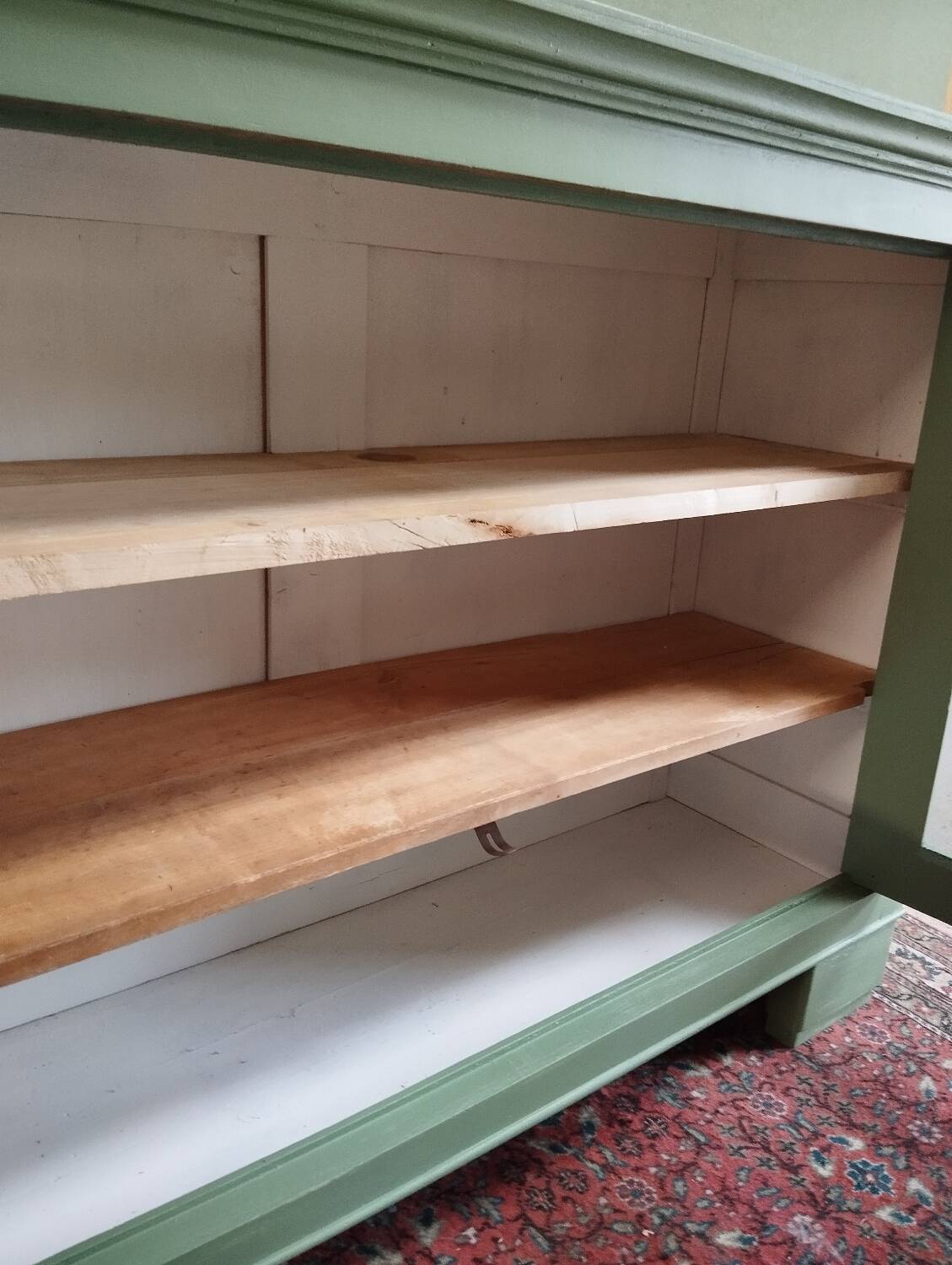 Large old glazed buffet