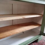Large old glazed buffet