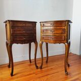 Pair of Louis XV style bedside tables