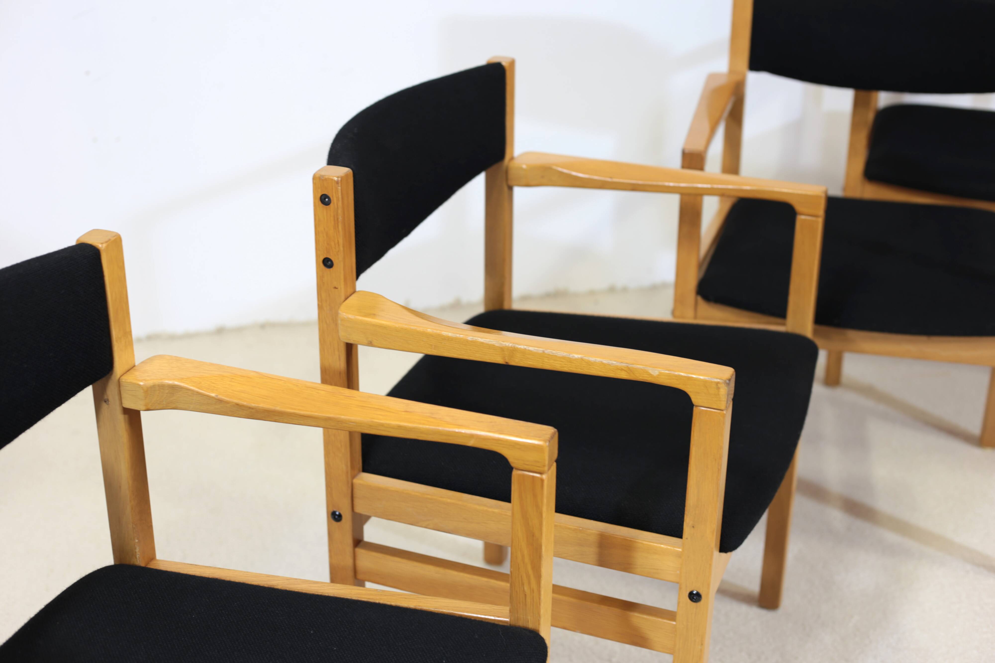 Fauteuil danois en chêne