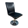 Chrome tulip and skai foot design chair