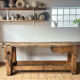 Old carpenter's workbench