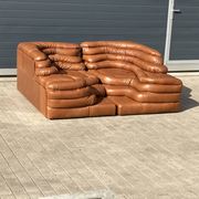 2x De Sede Terrazza DS-1025 (right & left element) Cognac
