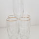 Vintage beer glasses - series of 5 of the brand KRONENBOURG (60's)