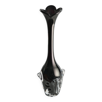 Scandinavian Modern Art Glass Vase by Börne Augustsson for Åseda