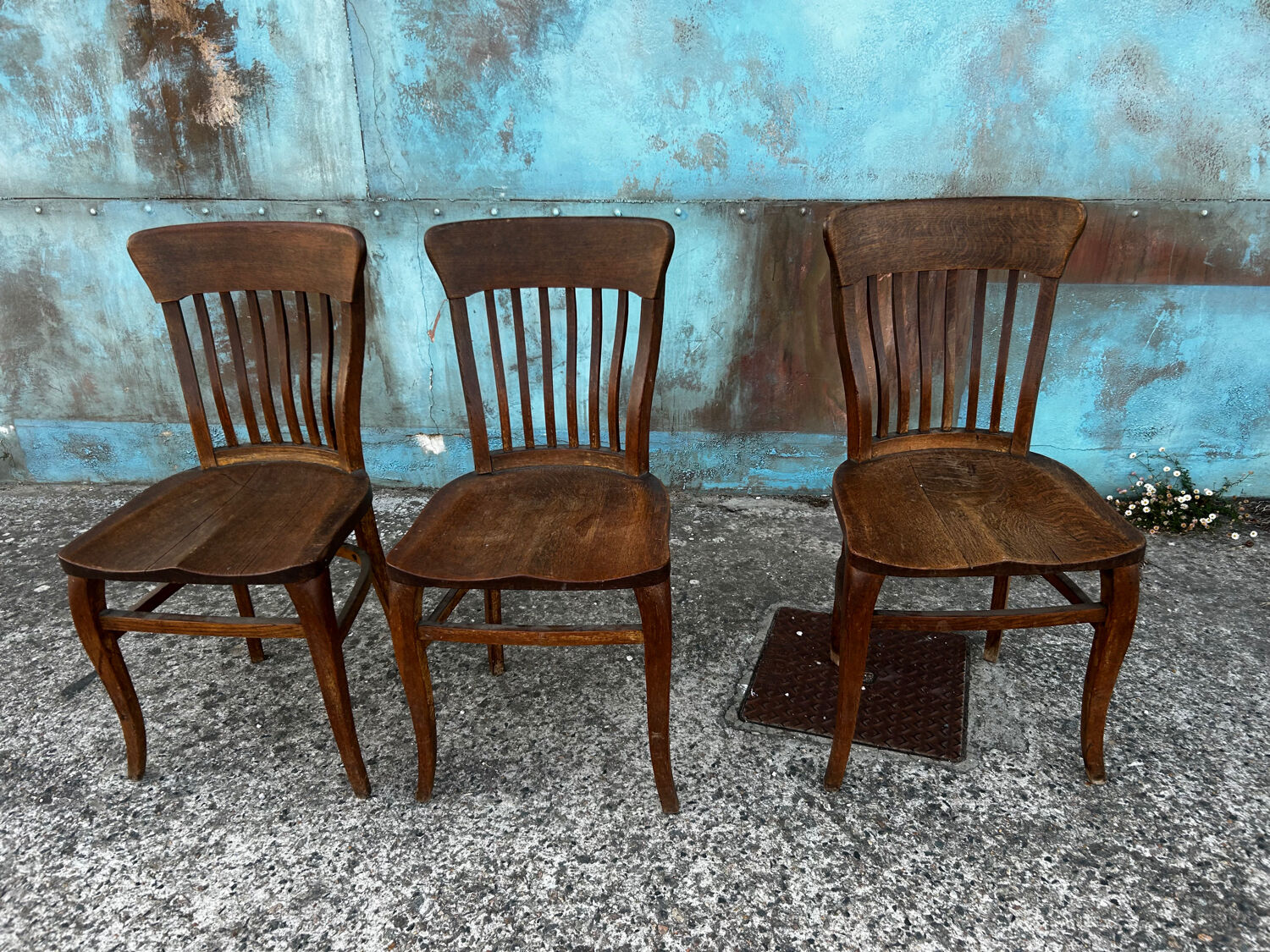 Maurice Lacour solid oak chair