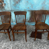 Maurice Lacour solid oak chair