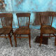 Maurice Lacour solid oak chair