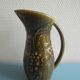 Old earthenware pitcher Sarreguemines wine old french pitcher wine 30s