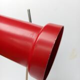 Vintage adjustable desk lamp red