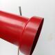 Lampe bureau vintage orientable rouge