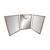 Triptych barber mirror