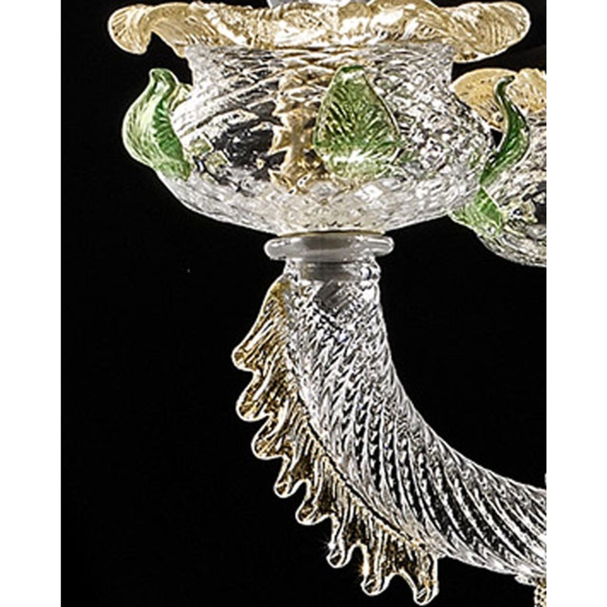 Early 21st century Murano glass chandelier