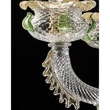 Early 21st century Murano glass chandelier