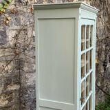 Antique celadon glass Parisian wardrobe H162