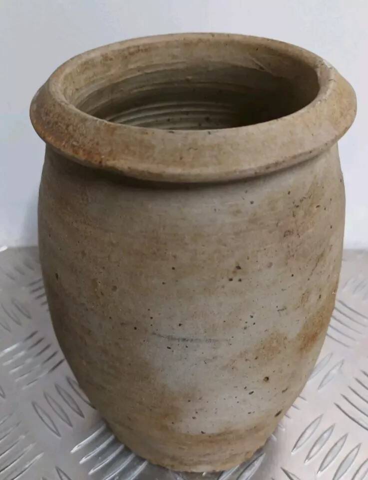 Old Vintage Terracotta Pot With Handle